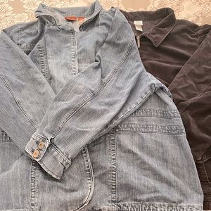 2 plus size jackets 4X and 5X